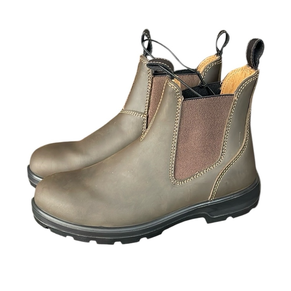 Aquatherm - Women’s Leather Chelsea Boots with Elastic Panels and Pull Tab